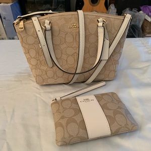 Coach Mini Kelsey Satchel & Wristlet
